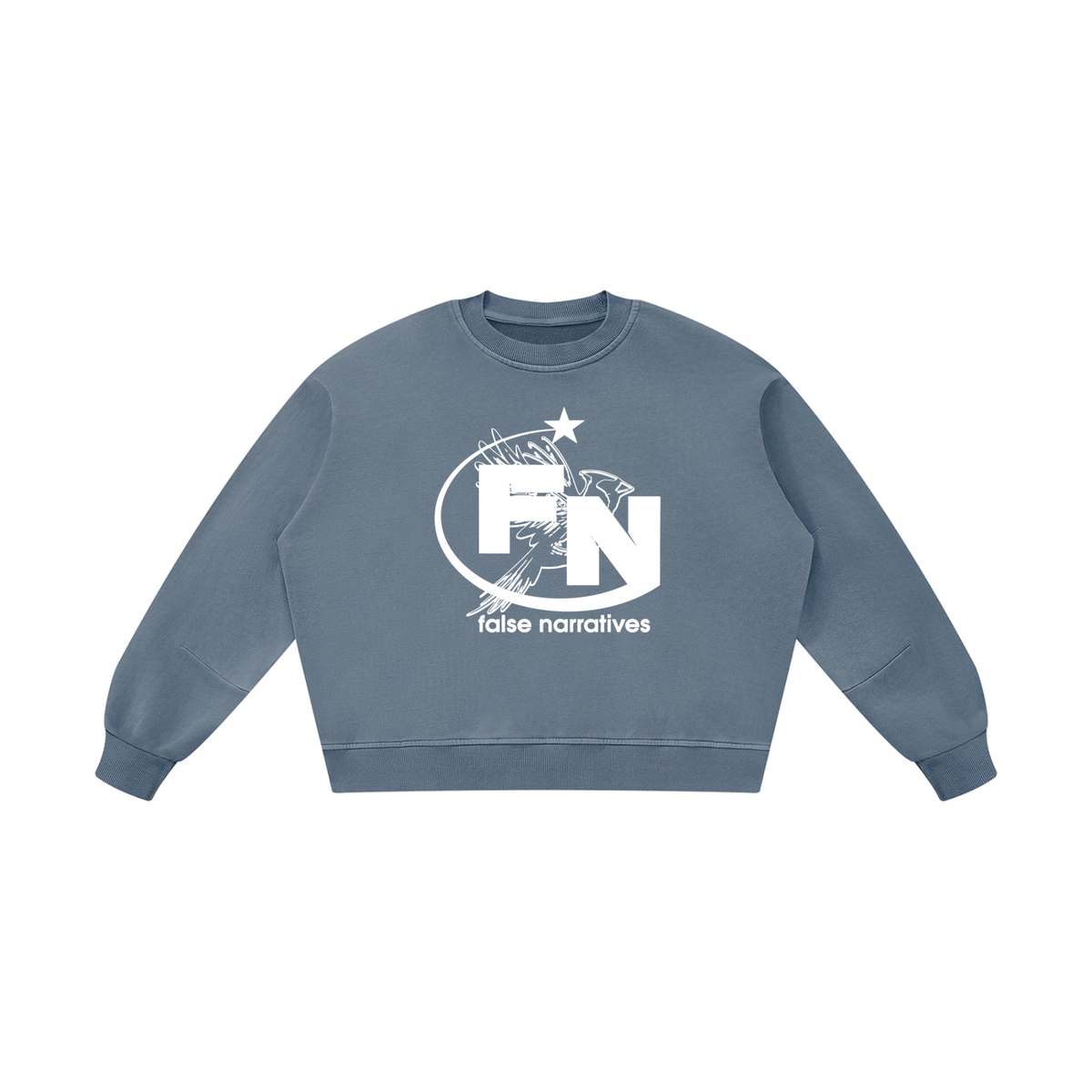Unisex Boxy Vintage Washed Sweatshirt