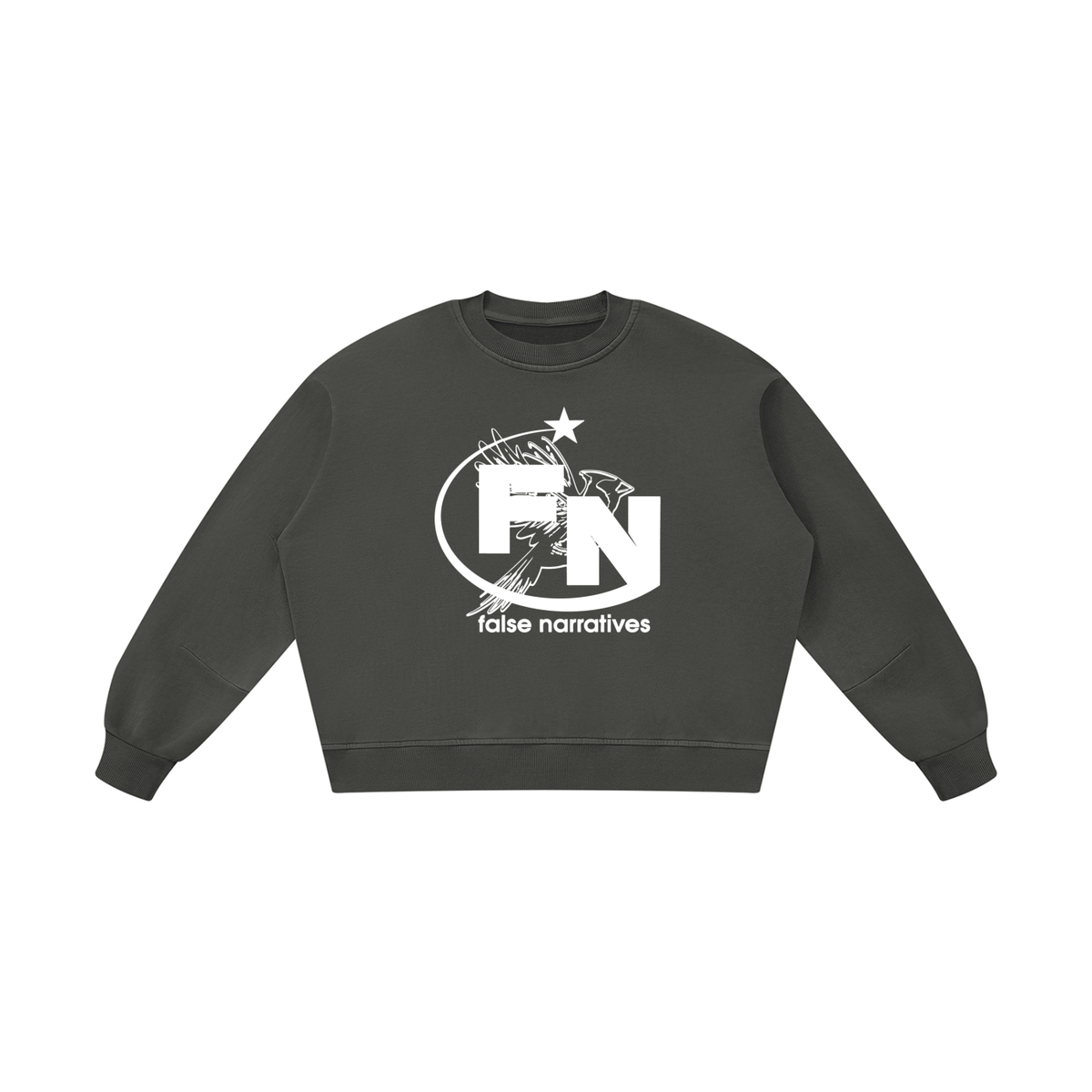 Unisex Boxy Vintage Washed Sweatshirt