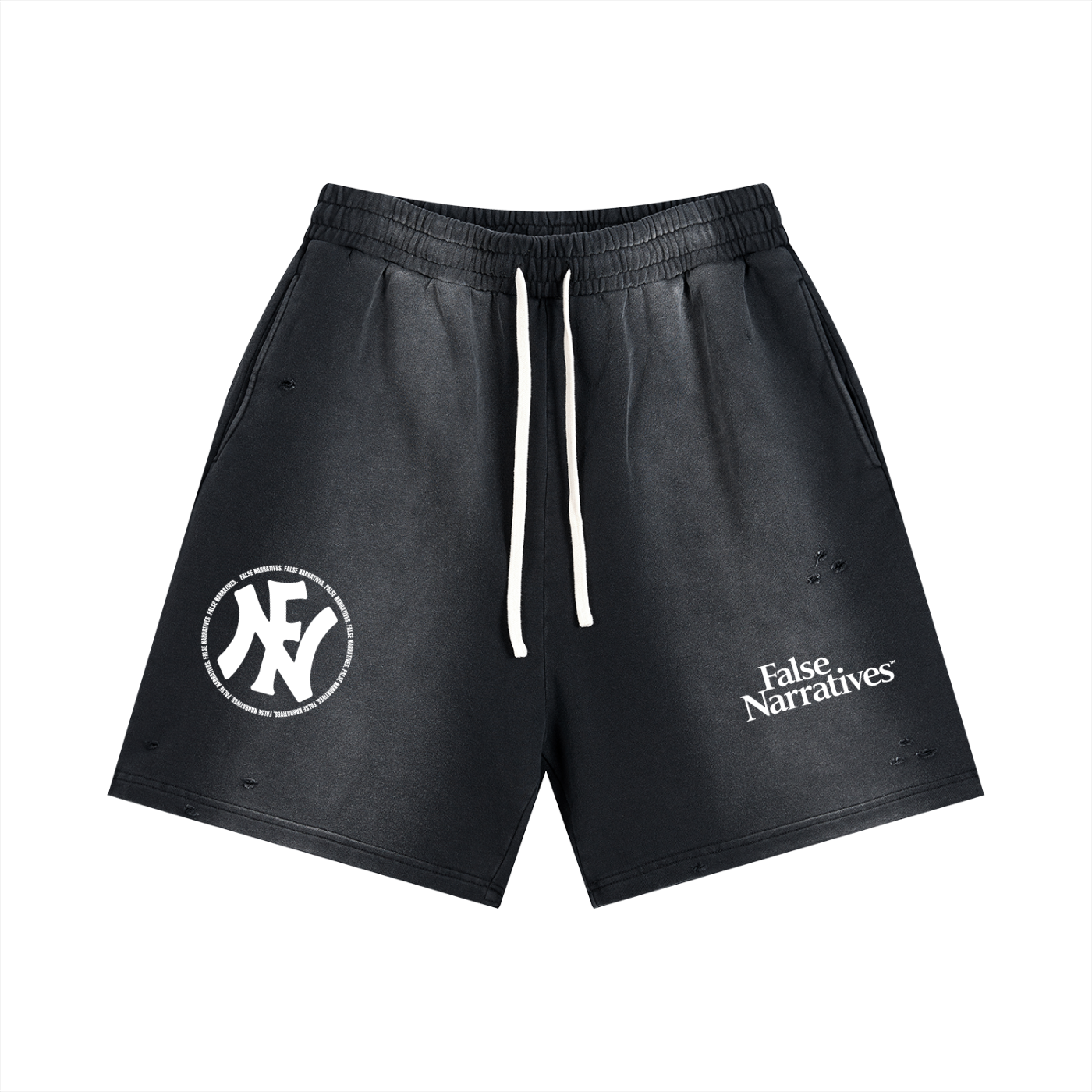 Sun Fade Distressed Shorts