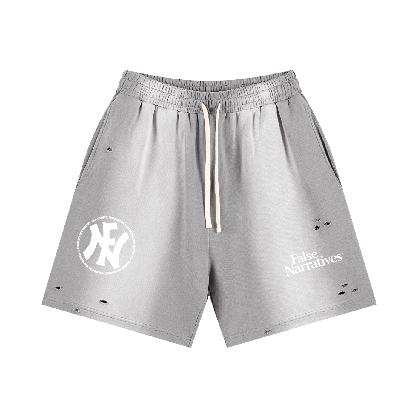 Sun Fade Distressed Shorts