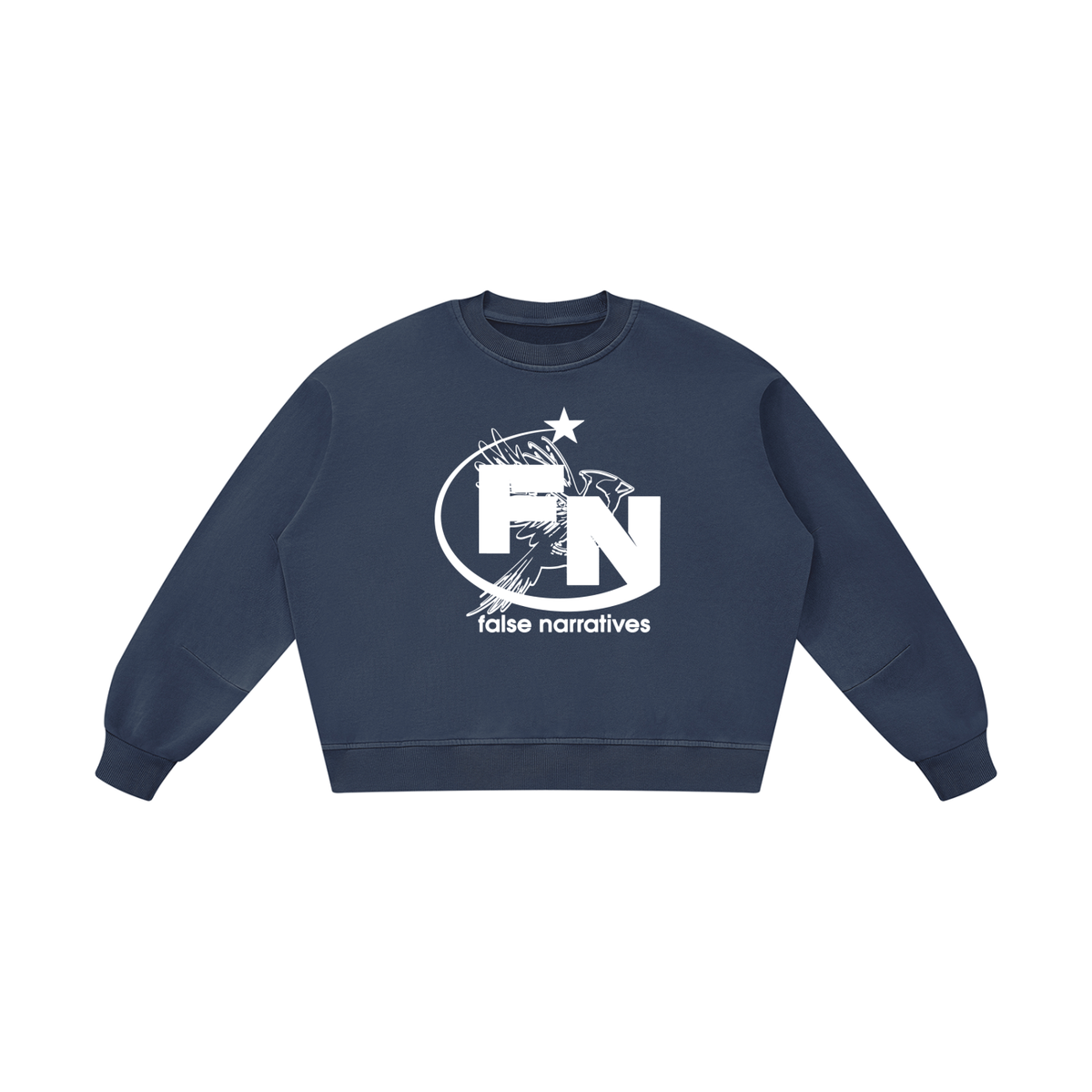 Unisex Boxy Vintage Washed Sweatshirt