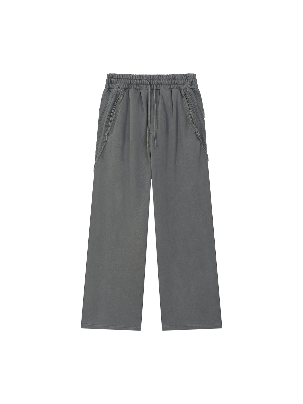Snow Washed Tape Raw Edge Sweatpants